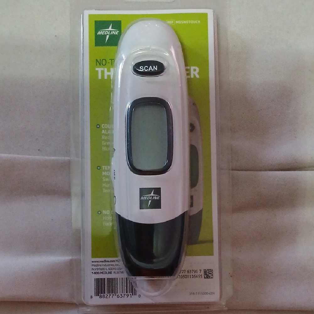 Medline No-Touch Thermometer - White and Black
